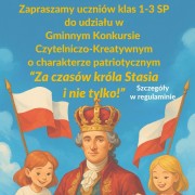 Gminny konkurs czytelniczo - kreatywny dla klas I - III